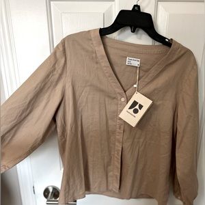 Frank&Oak Cropped Button up Shirt